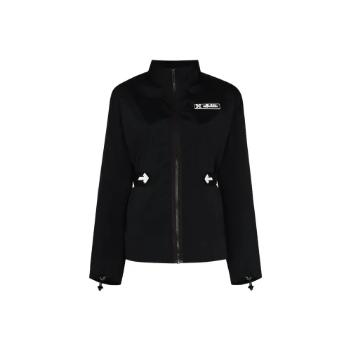 Off Белый SS21 Черный Женские Куртки