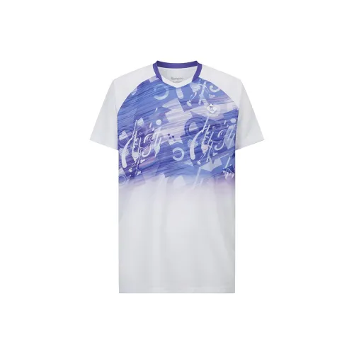 KUMPOO Бадминтон Джерси Унисекс Белый