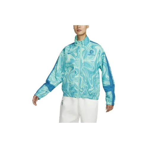 Nike Australia Essential Куртки и Пальто Женские Зеленый