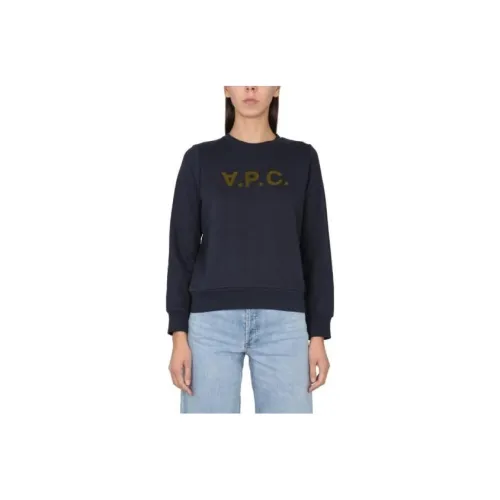 A.P.C Синий Женские Свитшоты