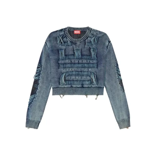 DIESEL FW24 Трикотаж Женский Синий