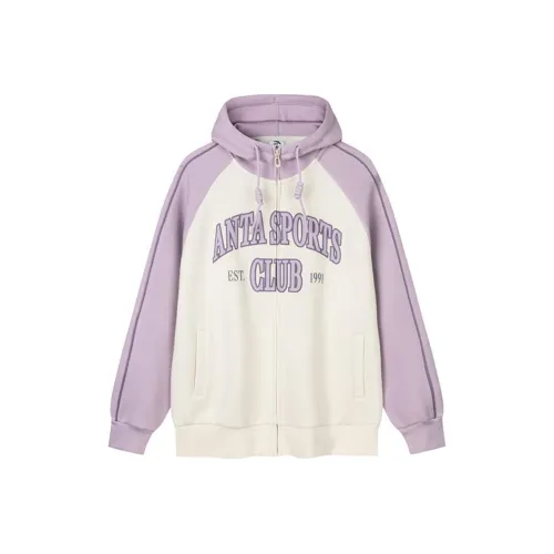 ANTA Life Collection Толстовка Женская Серый Ротанг Фиолетовый
