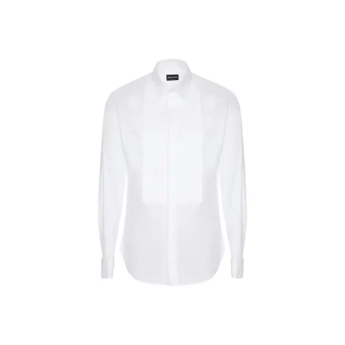 GIORGIO ARMANI Белые Мужские Рубашки
