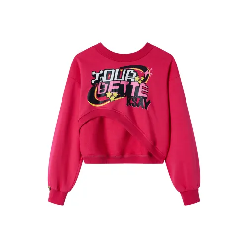 BETTERSAY Толстовка Женская Розовая Красная