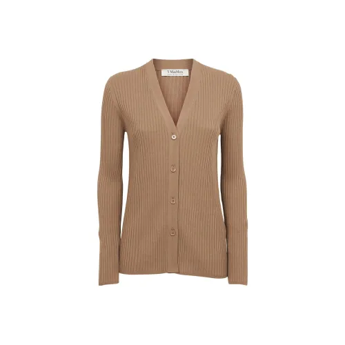 'S MAX MARA Коричневый Женские кашемировые свитеры