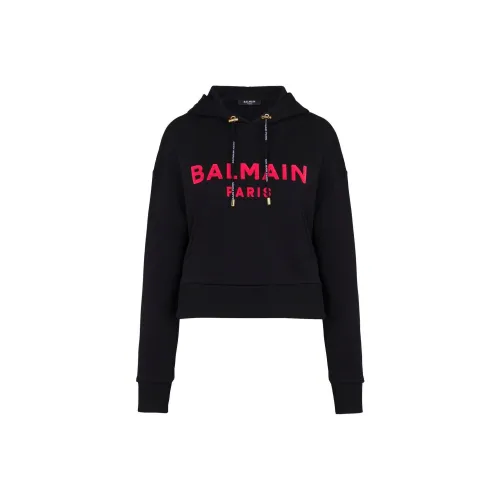 BALMAIN Черные Женские Свитшоты