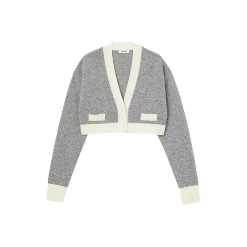 Sandro Серый Женский Трикотаж