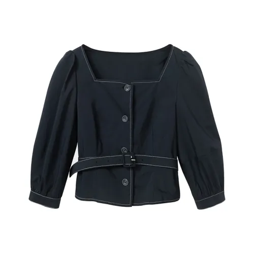 Pit Темно-синие Женские Рубашки