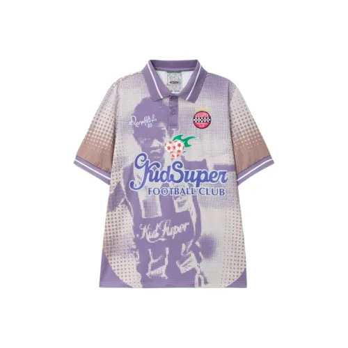 KIDSUPER STUDIOS Ronaldinho Collaboration Розовый Фиолетовый Мужская Футбольная Джерси