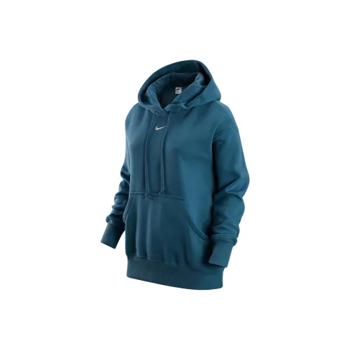 NIKE Синий Женские Свитшоты