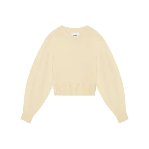 ISABEL MARANT Цветочно-розовый Женские кашемировые свитеры