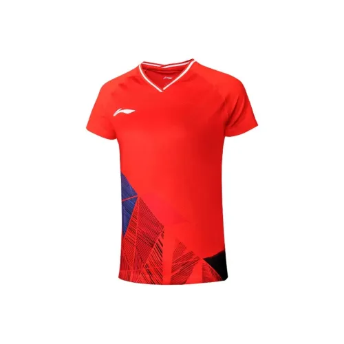 LINING T Рубашка Женская Темно-Красная