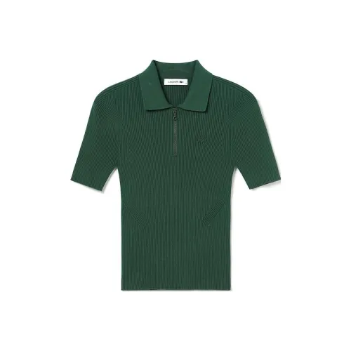 LACOSTE Кедровый зеленый Женские Поло