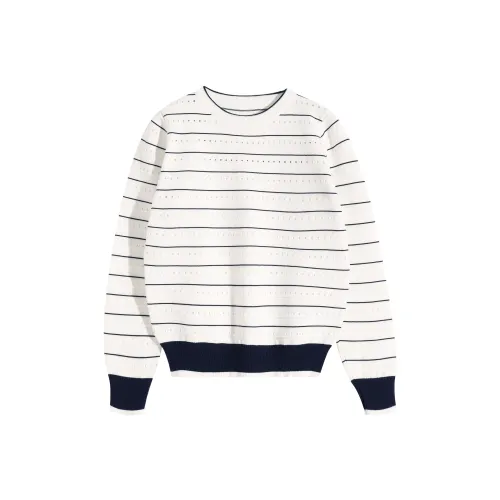 AHDO Синий с Белым Lettering Женские Трикотаж