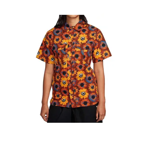 Nike Рубашка Женская Светлый Костный Университетский Золото Белый