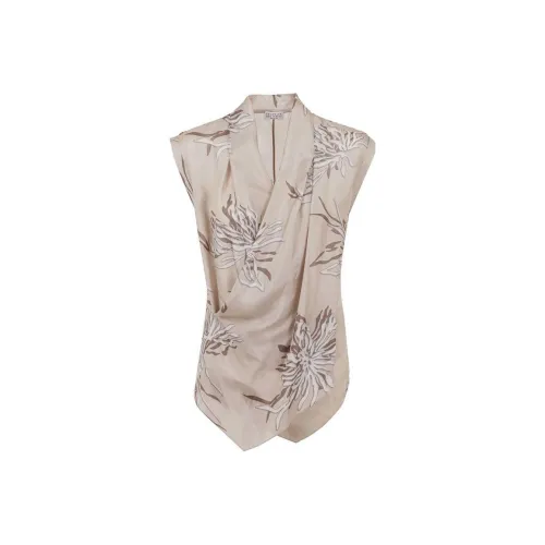 Brunello Cucinelli Бежевые Женские Рубашки