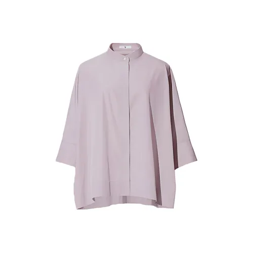 UNIQLO 10 Пастельно-розовый Женские Рубашки