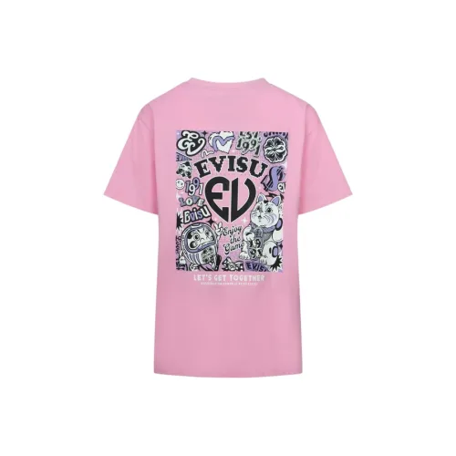 EVISU Розовые Женские T-рубашки