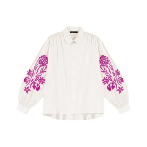 Maje Capsule Shirt Женская Белая