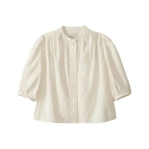 NOTHING WRITTEN Marge Puff Blouse Marge Puff Blouse Marge Puff Blouse Рубашка Женская Сливочный Сливочный