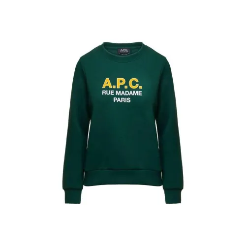 A.P.C Яшмовый Женские Свитшоты
