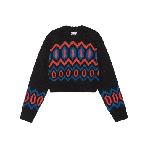 GANNI Черный Женский Трикотаж