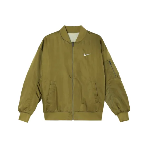 NIKE Светло-оливковый Зеленый-серый Женские Куртки