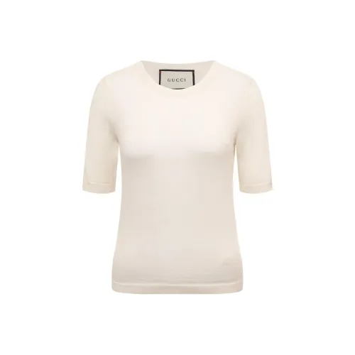 GUCCI Кашемир Свитер Женский Бежевый