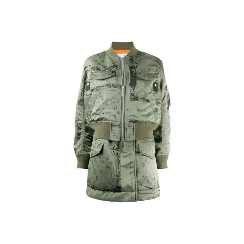 sacai Зеленые Женские Куртки