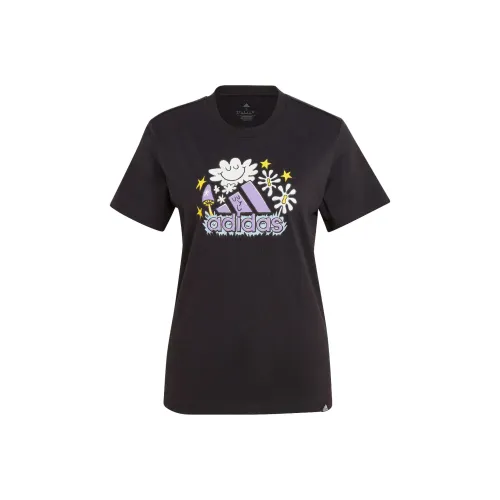 Adidas Черные Женские Футболки