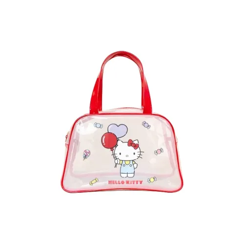 Санрио Hello Kitty ПВХ Косметичка Женская Белая Красная