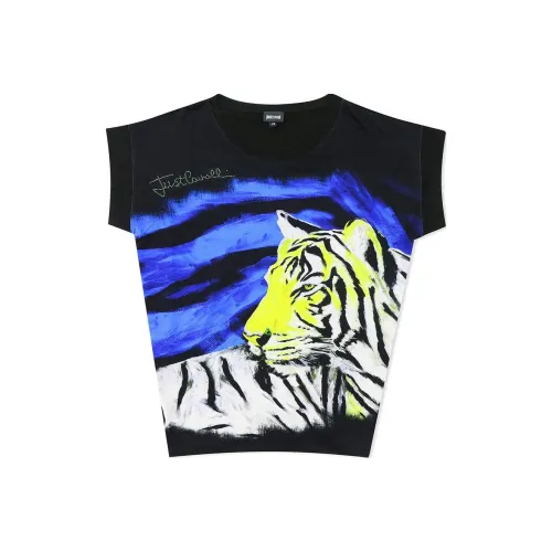 Just Cavalli Черные Женские Футболки