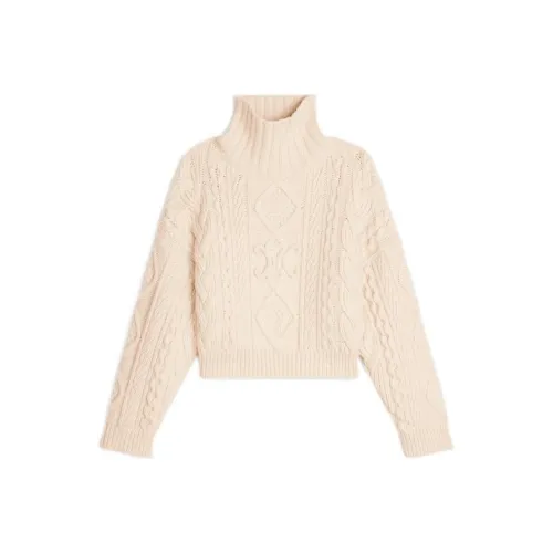 CELINE Белый Женские Кашемировые Свитеры