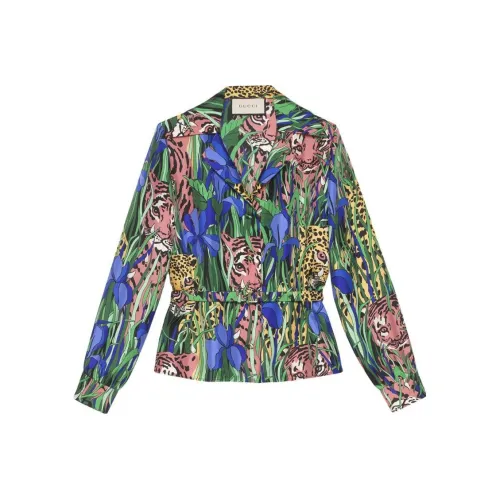 GUCCI Зеленые Женские Рубашки