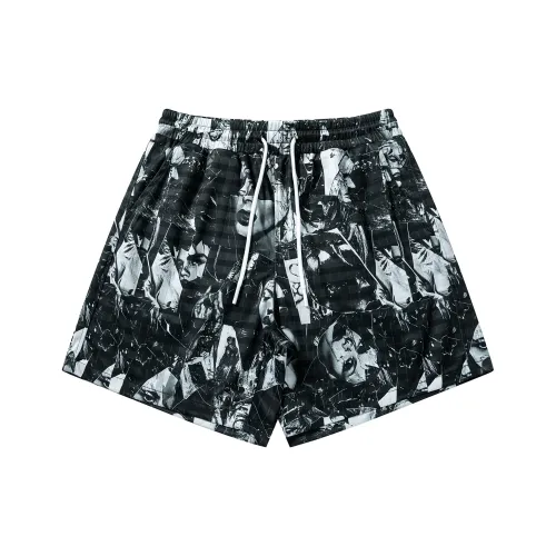 VXOXV Повседневные шорты Унисекс Фрагмент Портрет