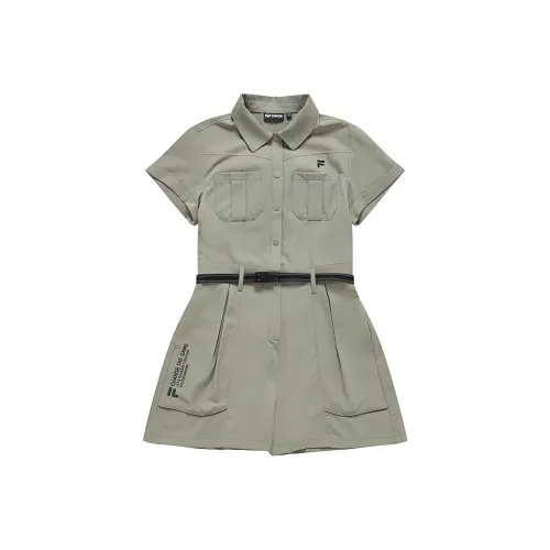 FILA FUSION Trending Street Series Комбинезон Женский Туманный Хаки