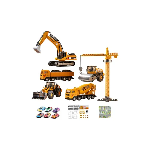 YIMI Экстра-большой Alloy Engineering Vehicle Excavator Большой Журавль Truck Игрушки