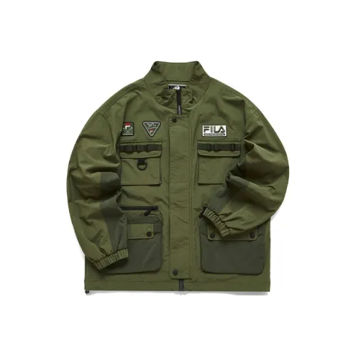 FILA FUSION FILA FUSION Hakusan l collaboration Collection Темно-травяной зеленый Женские куртки