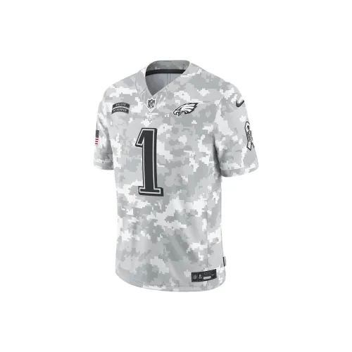 nike Dri FitNFL Jalen Hurts Регби Джерси Мужской Белый