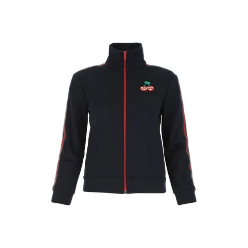 GUCCI Темно-синие Женские Куртки