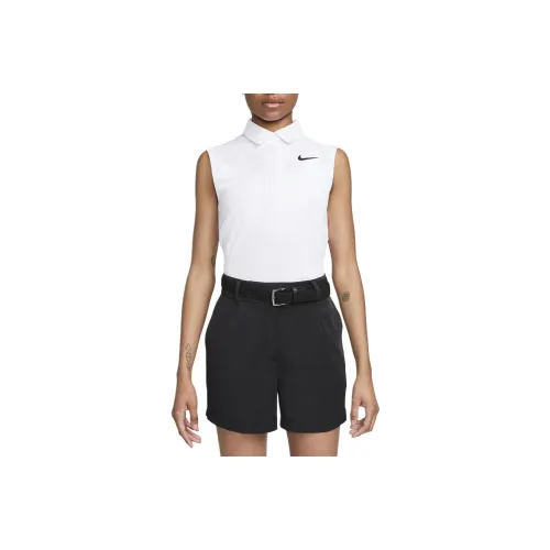 nike Dri Fit ADV Поло Женское Белое Черное