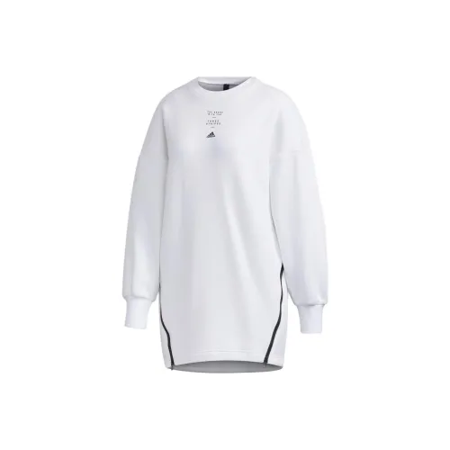 Adidas Белые Женские Свитшоты