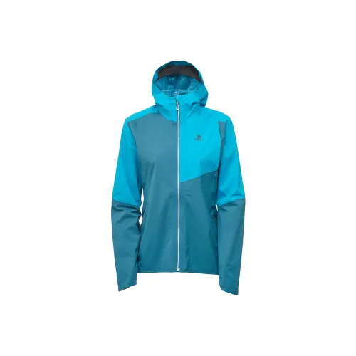 SALOMON BONATTI TRAIL Павлин-синий Женские Куртки