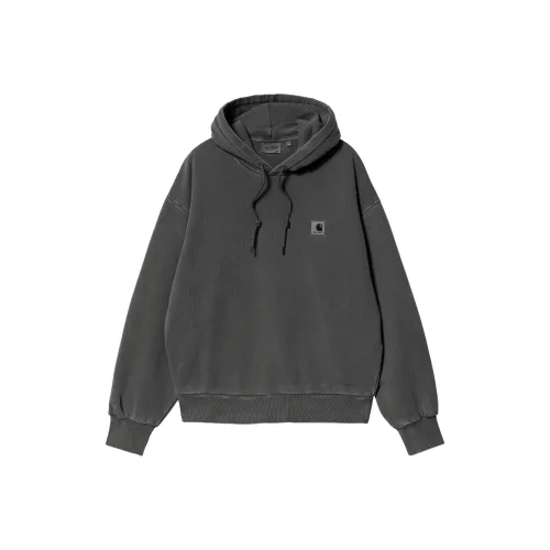 Carhartt WIP FW24 W' С капюшоном Nelson Толстовка Женская Графитовый Серый