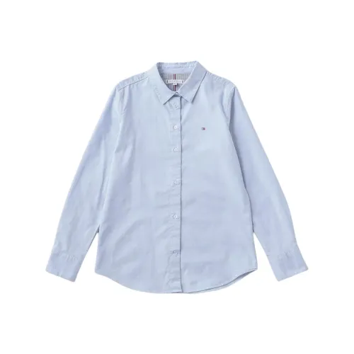 Tommy Hilfiger IM AF Эластичный Oxford REG Рубашка Женская Blue