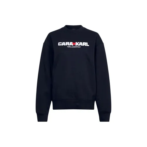 Свитшот KARL LAGERFELD женский черный