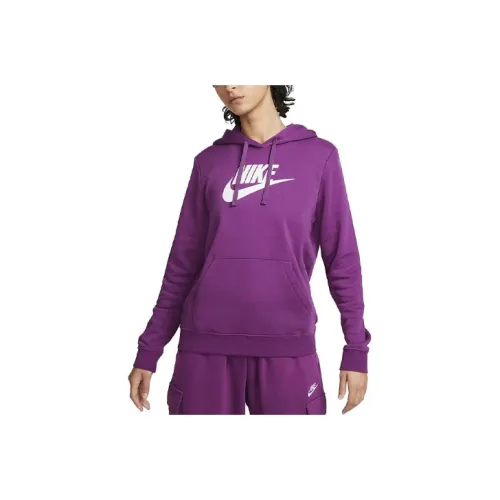 NIKE Фиолетовые Женские Свитшоты