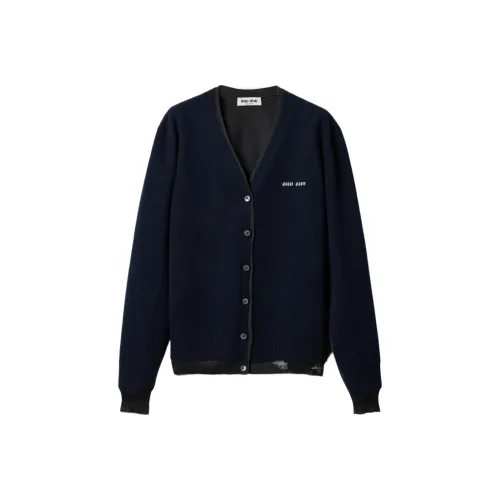 MIU MIU Синий Женский Трикотаж