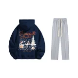 Set (Dark Blue Standard Edition + Gray Casual Pants)  
Комплект (Темно-синий Стандартный Выпуск + Серые Повседневные Штаны)