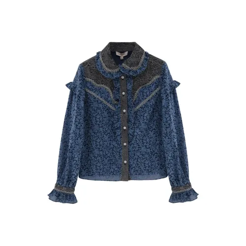 LULUALWAYS Серые Женские Рубашки